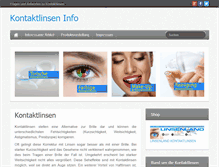 Tablet Screenshot of kontaktlinsen.net